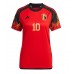 Dámy Fotbalový dres Belgie Eden Hazard #10 MS 2022 Domácí Krátký Rukáv